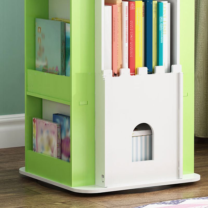 Bibliothèque en bois d'ingénierie standard de style scandinave ouvre à l'arrière en bois d'ingénierie standard