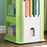 Bibliothèque en bois d'ingénierie standard de style scandinave ouvre à l'arrière en bois d'ingénierie standard