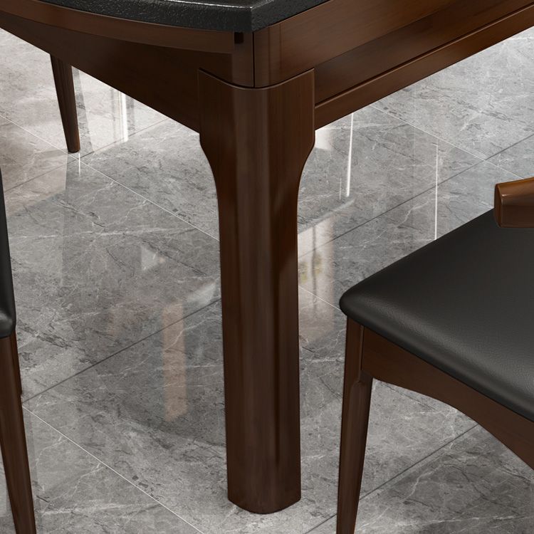 Modern Stone Scalable Dining Table Rubber Legs for Dining Room Clearhalo 'Dining Tables & Seating' 'Dining Tables' 'dining_table' 'furn' 'furn_dining_table' 'Furniture' 'Kitchen & Dining Furniture' 1200x1200_bb9f8e25-0152-415c-addd-dc39c6621e09