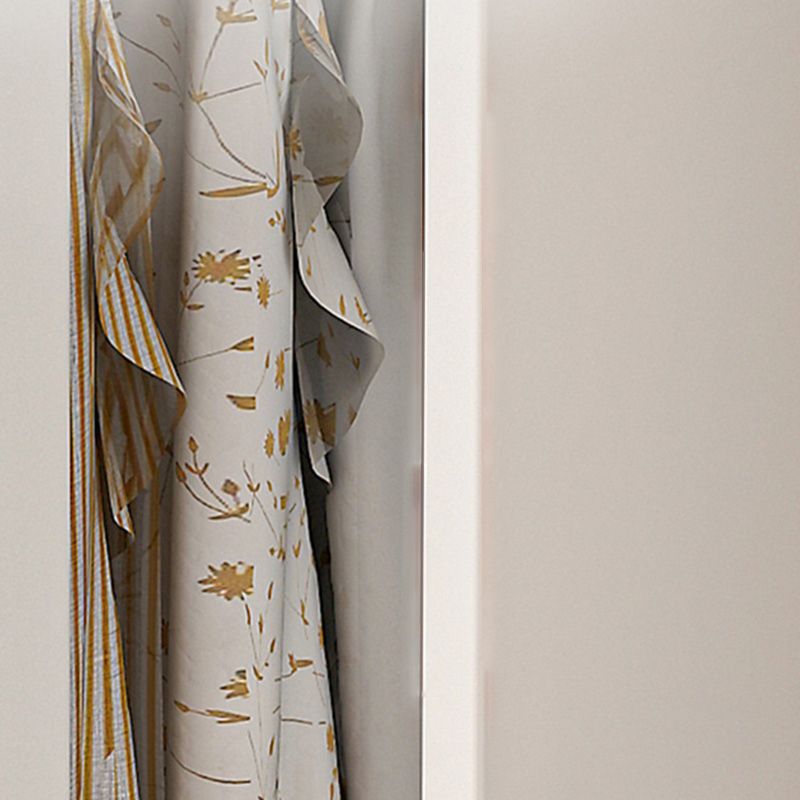 Armadio del guardaroba rettangolare moderno moderno armadio per il guardaroba in legno semplice