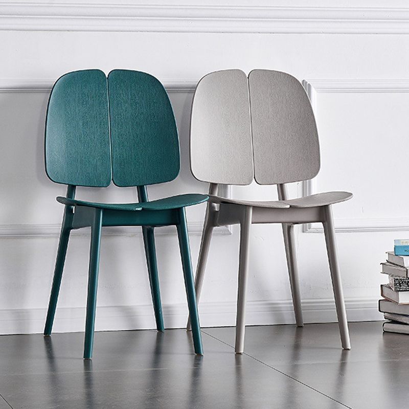 Contemporary Dining and Accent Chairs Indoor-Outdoor Plastic Open Back Side Chair Clearhalo ' kitchen&dining_furn' 'Dining Chairs' 'Dining Tables & Seating' 'dining_chair' 'furn' 'furn_dining_chair' 'Furniture' 'furniture_dining_chair' 'Kitchen & Dining Furniture' 'kitchen' 1200x1200_bba50905-d123-476a-9726-09a5d7ee42e8