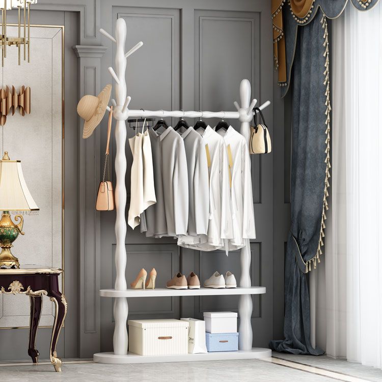 Contemporary Style Open Armoire Pine Wood Armoire with Clothing Rod Clearhalo 'Armoires & Wardrobes' 'armoires_wardrobes' 'Bedroom Furniture' 'furn' 'furn_armoires_wardrobes' 'Furniture' 1200x1200_bba50fe8-dea4-44a3-a8ab-1220a4bdcae3