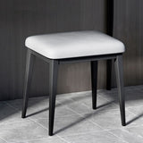 Contemporary 4 Drawers Stone Dresser, 31.5" High Vanity Set with Stool