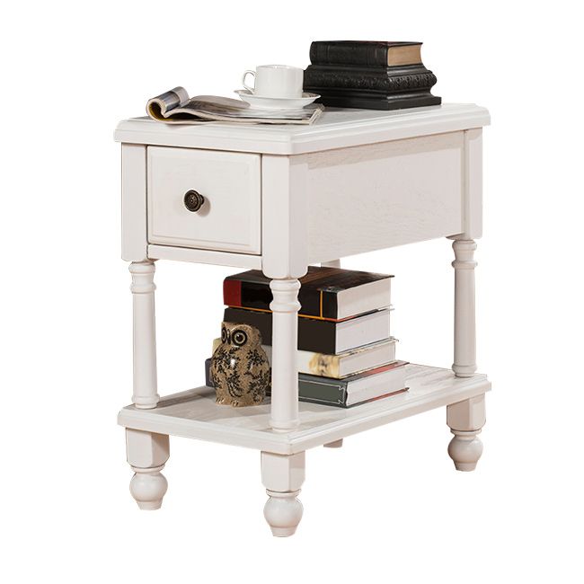 Mesa lateral rectangular modernista Madera maciza 4 patas Table final