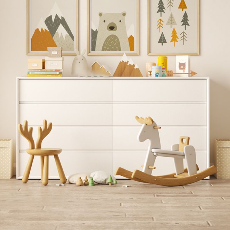 Cofensador de cofre de almacenamiento horizontal cofre de almacenamiento moderno con 8 cajones