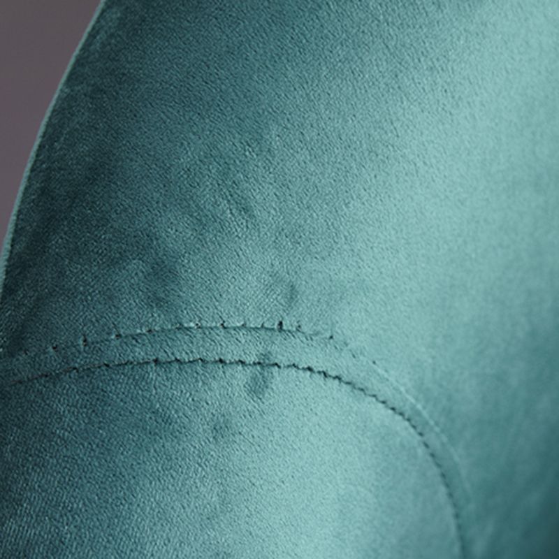 Scandinavian Style Velvet Dining Chairs Solid Back Upholstered Armless Chair (Set of 2) Clearhalo ' kitchen&dining_furn' 'Dining Chairs' 'Dining Tables & Seating' 'dining_chair' 'furn' 'furn_dining_chair' 'Furniture' 'furniture_dining_chair' 'Kitchen & Dining Furniture' 'kitchen' 1200x1200_bba8aa4d-9daf-45fd-9ad8-4fc1959a6846