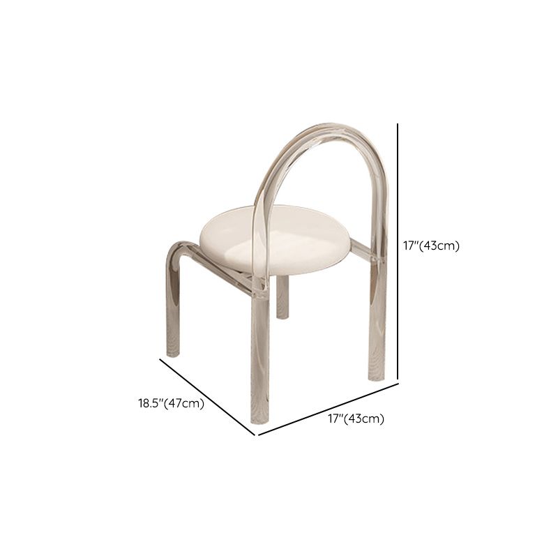 Modern Lighted Mirror Dressing Table Bedroom Makeup Table in White