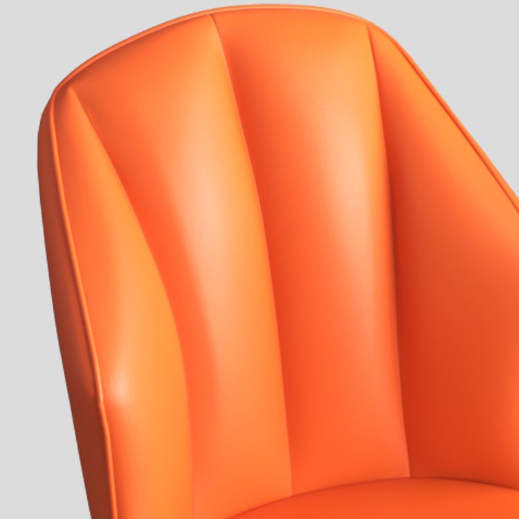 Glam Metal Dining Room Chairs Armless Upholstered Side Leather Chairs for Restaurant Clearhalo ' kitchen&dining_furn' 'Dining Chairs' 'Dining Tables & Seating' 'dining_chair' 'furn' 'furn_dining_chair' 'Furniture' 'furniture_dining_chair' 'Kitchen & Dining Furniture' 'kitchen' 1200x1200_bbaa4d68-5762-46cc-93db-50b73f8d3e85