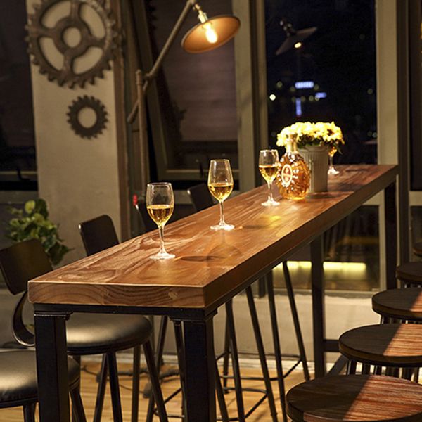 Tavolo da cocktail bar moderno tavolo da banco naturale da banco naturale tavolo da pranzo