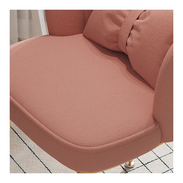 Glam Dining Room Chair 16.5'' Wide Solid Back Chair with 4 Metal Legs for Home Use Clearhalo ' kitchen&dining_furn' 'Dining Chairs' 'Dining Tables & Seating' 'dining_chair' 'furn' 'furn_dining_chair' 'Furniture' 'furniture_dining_chair' 'Kitchen & Dining Furniture' 'kitchen' 1200x1200_bbaefb91-c850-4587-8b50-53dcfbce104f