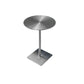 Stainless Steel Pedestal Cocktail Table Round/ Square Top Coffee Table Clearhalo 'Coffee & Accent Tables' 'Coffee Tables' 'coffee_tables' 'furn' 'furn_coffee_tables' 'Furniture' 'Living Room Furniture' 1200x1200_bbaf0fa8-99ce-4d33-93da-cb0e1fe6fad1