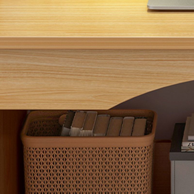 Escritorio de oficina de madera de estilo contemporáneo escritorio rectangular de tareas en blanco/natural