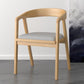 Contemporary Solid Wood Dining Chair Upholstered Fabric Dining Arm Chair Clearhalo 'Dining Chairs' 'Dining Tables & Seating' 'dining_chair' 'furn' 'furn_dining_chair' 'Furniture' 'Kitchen & Dining Furniture' 1200x1200_bbb0e878-a3cf-4970-a6b0-ae53ded941e1