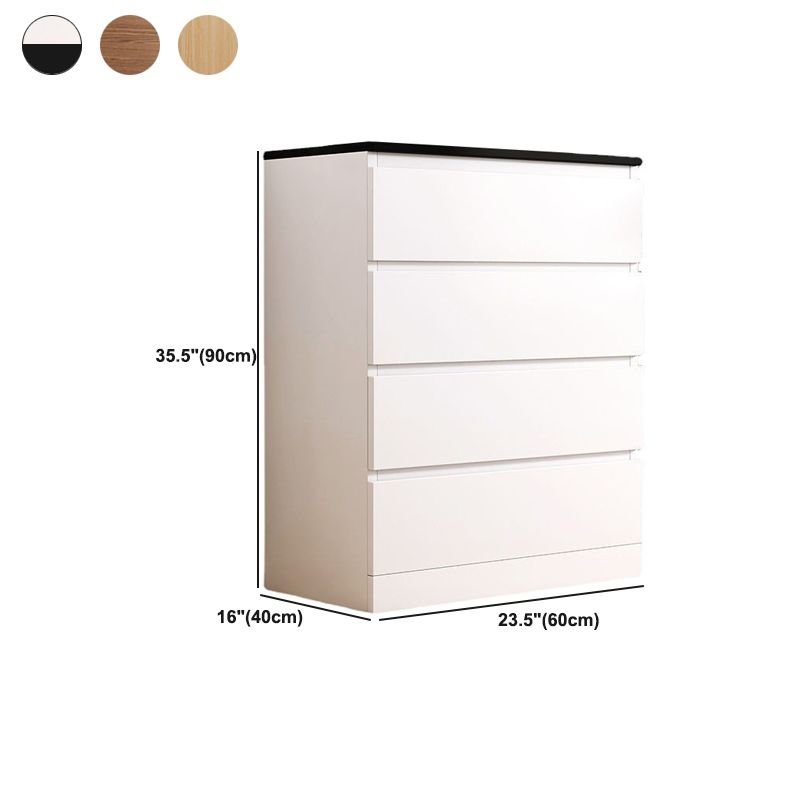 Proof de l'eau 15,74 "Chérie d'accent en bois contemporain de large avec des tiroirs