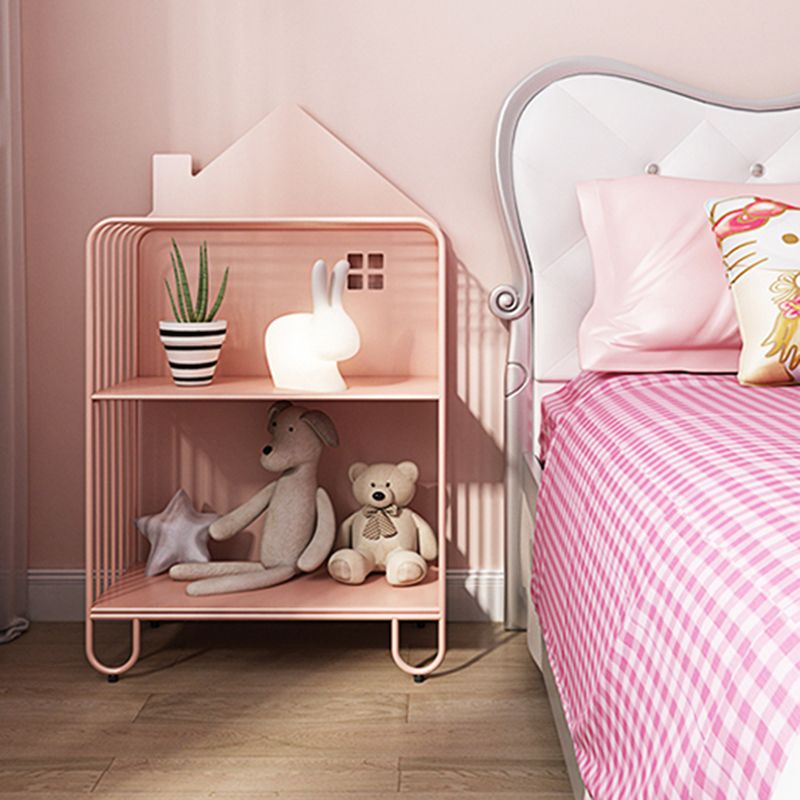 Contemporary Metal Bookshelf Standard Vertical Open Shelf Bookcase Clearhalo 'Bookcases' 'furn' 'furn_bookcases' 'Furniture' 'Office Furniture' 1200x1200_bbb2e60f-690f-4523-bac7-62102c15c8f2