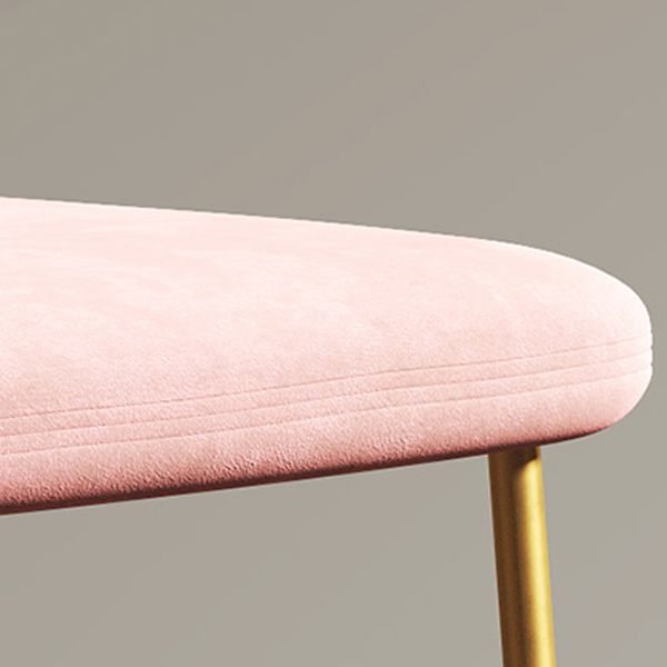 Scandinavian Style Upholstered Armless Dining Chairs Open Back Dining Side Chair Clearhalo ' kitchen&dining_furn' 'Dining Chairs' 'Dining Tables & Seating' 'dining_chair' 'furn' 'furn_dining_chair' 'Furniture' 'furniture_dining_chair' 'Kitchen & Dining Furniture' 'kitchen' 1200x1200_bbb43b28-d08d-4952-a234-cb44b3c32a74