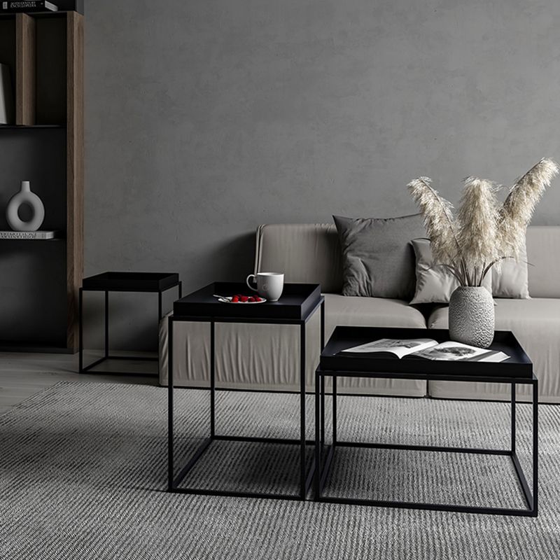 Tavolino moderno in legno tavolino rettangolare a forma di cocktail pieghevole