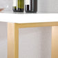 Wood Bar Dining Table Glam Rectangle Bar Table with Double Pedestal for Dining Room Clearhalo 'Bar Furniture' 'Bar Tables' 'bar_tables' 'furn' 'furn_bar_tables' 'Furniture' 'Kitchen & Dining Furniture' 1200x1200_bbb50d0d-0a16-4c89-a63f-6c75dbb49996