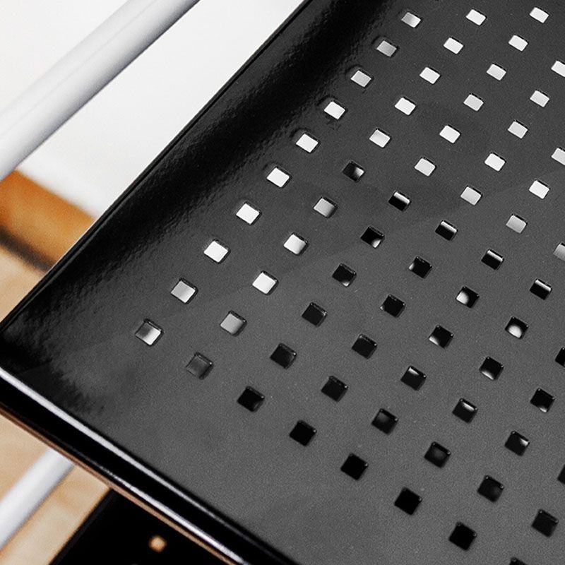 Open Shelves Kitchen Trolley Home Dining Modern Prep Table with Casters Clearhalo 'furn' 'furn_kitchen_islands_carts' 'Furniture' 'Kitchen & Dining Furniture' 'Kitchen Islands & Carts' 'kitchen_islands_carts' 1200x1200_bbb55810-f1a1-40e4-a822-8ed3ecda7b62