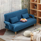 Contemporary Convertible Sofa Bed with Pillows for Living Room