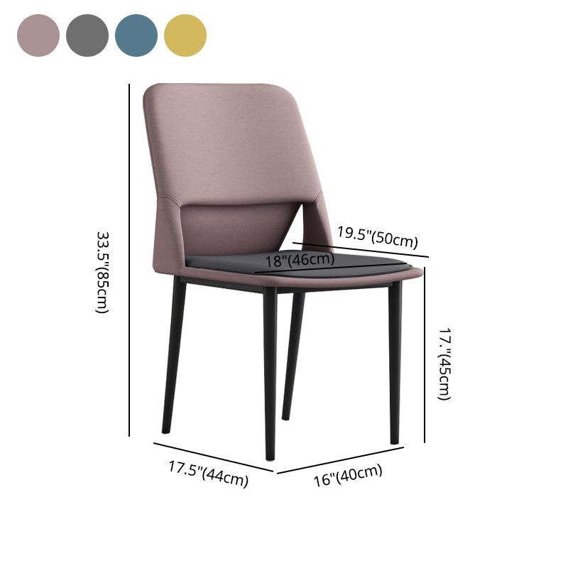 Industrial Metal Dining Room Chairs Open Back Dining Side Chairs for Restaurant Clearhalo ' kitchen&dining_furn' 'Dining Chairs' 'Dining Tables & Seating' 'dining_chair' 'furn' 'furn_dining_chair' 'Furniture' 'furniture_dining_chair' 'Kitchen & Dining Furniture' 'kitchen' 1200x1200_bbb7fbe8-87ea-45fe-a12f-f80cd2dd8cb3