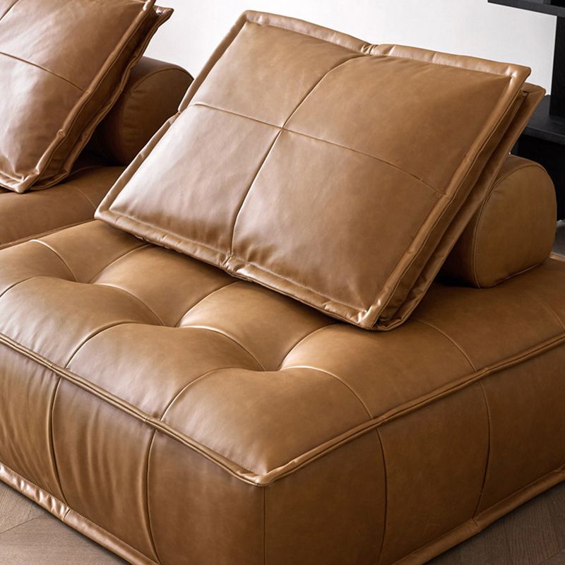 Echter Leder -armloser Sofa -Sofa für armlose Sofa für Wohnung