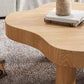 Scandinavian Solid Wood 3 Legs Coffee Cocktail Table - 15.75" H