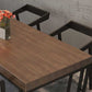Industrial 1/2/5/7 Pieces Furniture Solid Wood Rectangle Dining Table Set in Brown Clearhalo 'Dining Room Sets' 'Dining Tables & Seating' 'dining_room_set' 'furn' 'furn_dining_room_set' 'Furniture' 'Kitchen & Dining Furniture' 1200x1200_bbc16772-d20e-42a5-974f-b4dbc03d0219