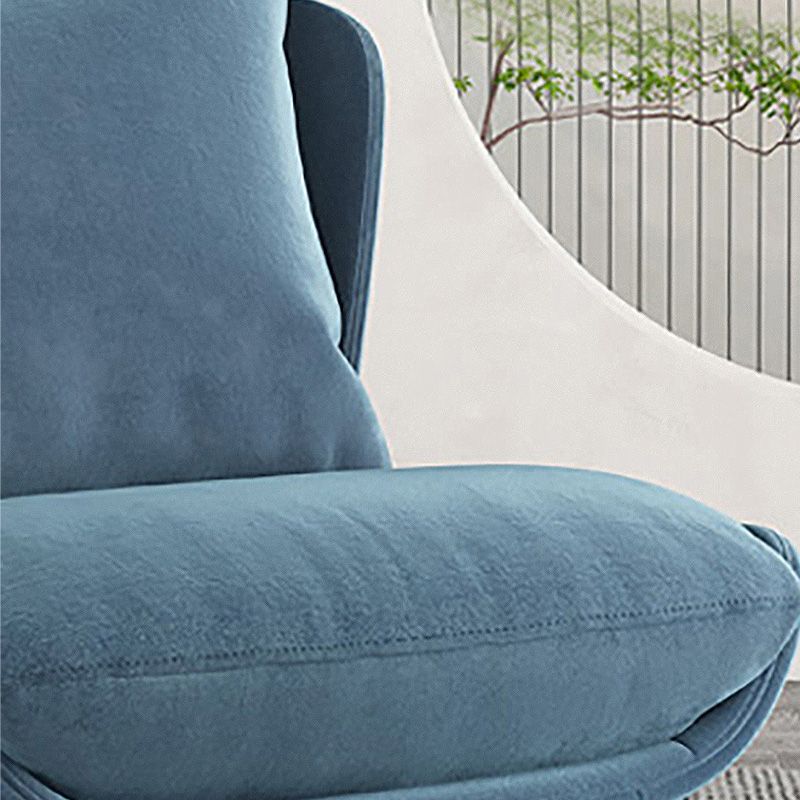 26.77"L x 26.38"W x 29.53"H Velvet Slipper Chair,Modern Armless Chair for Living Room Clearhalo 'Accent Chairs' 'accent_chairs' 'Chairs & Seating' 'furn' 'furn_accent_chairs' 'Furniture' 'Living Room Furniture' 1200x1200_bbc2cb9d-718a-45bb-b106-69eb6bd6f695