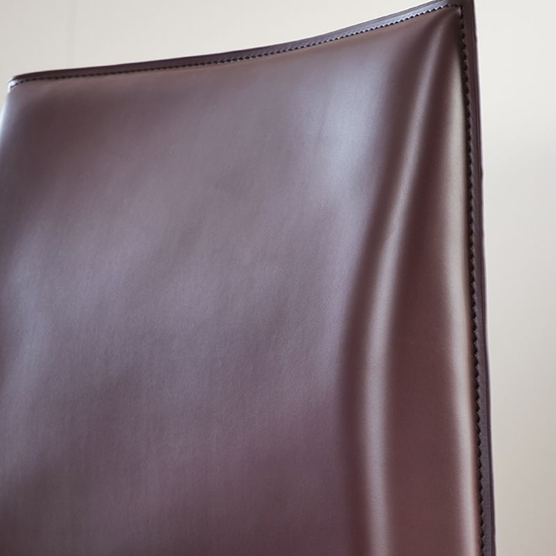 Modern Indoor-Outdoor Dining Room Chairs Dining Armless Leather Chairs (Set of 2) Clearhalo ' kitchen&dining_furn' 'Dining Chairs' 'Dining Tables & Seating' 'dining_chair' 'furn' 'furn_dining_chair' 'Furniture' 'furniture_dining_chair' 'Kitchen & Dining Furniture' 'kitchen' 1200x1200_bbc56a3a-8e56-43f1-9c1d-2d1a074abf99