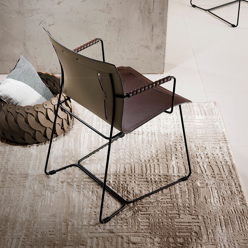 Metal Frame Dining Room Chair Indoor Faux Leather Dining Chair Clearhalo 'Dining Chairs' 'Dining Tables & Seating' 'dining_chair' 'furn' 'furn_dining_chair' 'Furniture' 'Kitchen & Dining Furniture' 1200x1200_bbc60585-48b5-4d66-b711-3b6313f9b9f7