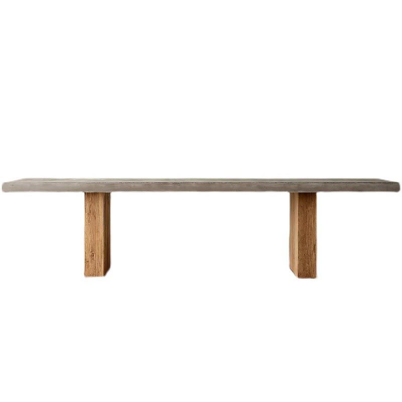 Industrial 1/5/7 Pieces Dining Set Rectangle Wood Dining Table for Dining Room Clearhalo 'Dining Room Sets' 'Dining Tables & Seating' 'dining_room_set' 'furn' 'furn_dining_room_set' 'Furniture' 'Kitchen & Dining Furniture' 1200x1200_bbc8ac76-e9bb-4888-8266-d31048a81a3c