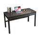 Modern Solid Wood Office Desk 2-drawer 29.53" Tall Writing Desk Clearhalo 'furn' 'furn_office_desk' 'Furniture' 'Office Desks' 'Office Furniture' 'office_desk' 1200x1200_bbc90124-86e1-4673-8832-8e59041be008