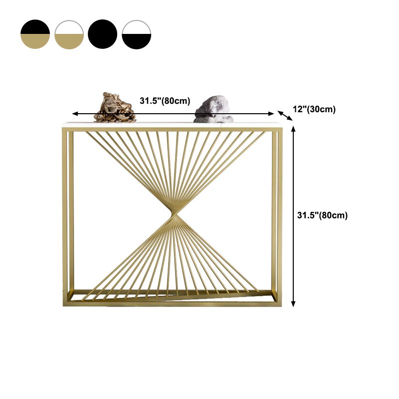 Mesa de la mesa de la mesa del glamour de 31.5 pulgadas de altura para el hall