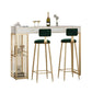Stone Bar Table Set Glam Style Rectangle 1/3 Pieces Pub Table Set for Indoor Clearhalo 'Bar Furniture' 'furn' 'furn_home_bar_bar_sets' 'Furniture' 'Home Bars & Bar Sets' 'home_bar_bar_sets' 'Kitchen & Dining Furniture' 1200x1200_bbca8e34-b267-47d7-87b2-e464010d179f