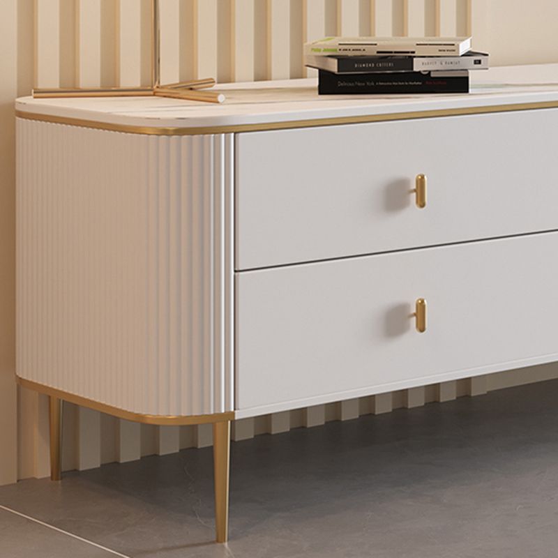 Modern TV Console Stone Media Console TV Stand with 4 Drawers Clearhalo 'furn' 'furn_tv_stands_entertainment_centers' 'Furniture' 'Living Room Furniture' 'TV Stands & Entertainment Centers' 'TV Stands & Media Storage Furniture' 'tv_stands_entertainment_centers' 1200x1200_bbd2a28c-8080-4b07-99a2-42743c87c75c