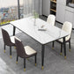 Kitchen Modern Sintered Stone Top Dining Room Furniture Set with 4 Legs Base Dining Set Clearhalo 'Dining Room Sets' 'Dining Tables & Seating' 'dining_room_set' 'furn' 'furn_dining_room_set' 'Furniture' 'furniture_dining_room_set' 'Kitchen & Dining Furniture' 'kitchen&dining_furn' 'kitchen' 1200x1200_bbd3ee2d-326e-4462-8a8e-21b04336c775