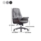 Contemporary Managers Chair Wheels Fixed Arms Tilt Mechanism Executive Chair Clearhalo 'furn' 'furn_office_chair' 'Furniture' 'furniture_office_chair' 'Office Chairs' 'Office Furniture' 'office_chair' 1200x1200_bbd4894c-79df-429b-a874-694a2c00f1b2