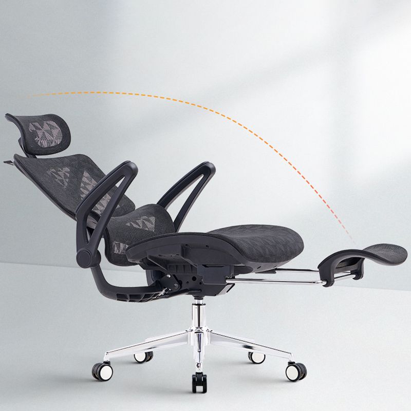 24"W Modern Desk Chair Breathable Air Grid Arms Included Office Chair Clearhalo 'furn' 'furn_office_chair' 'Furniture' 'Office Chairs' 'Office Furniture' 'office_chair' 1200x1200_bbd54b97-ab8f-4975-b570-626780bcb945