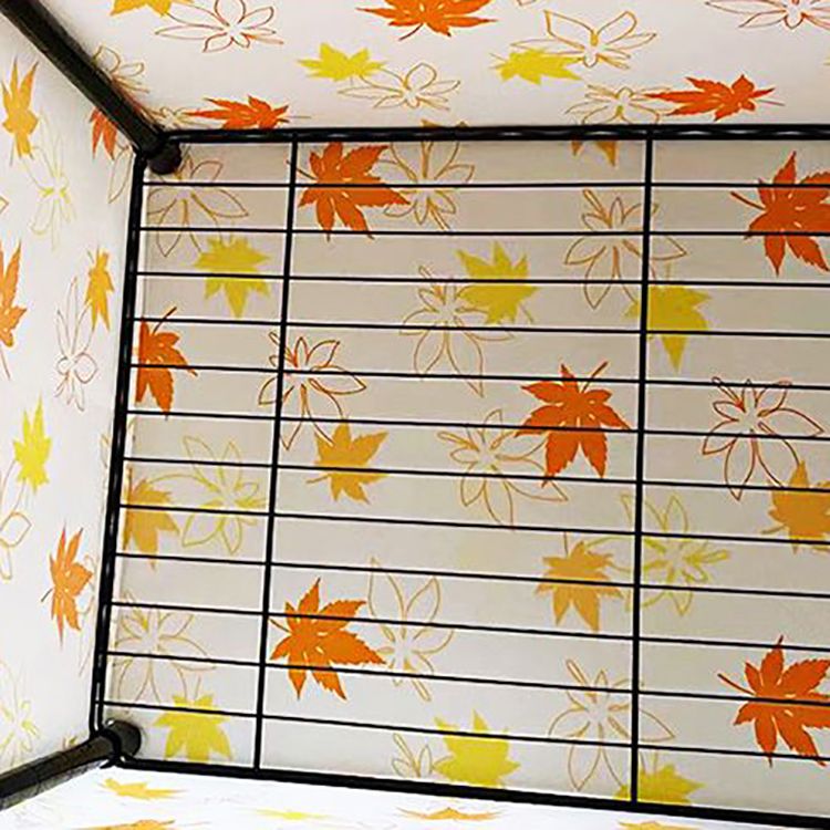 Modern Style Wardrobe Metal 2-Teir Adjustable Shelves Wardrobe Closet Clearhalo 'Armoires & Wardrobes' 'armoires_wardrobes' 'Bedroom Furniture' 'furn' 'furn_armoires_wardrobes' 'Furniture' 1200x1200_bbd71f16-a0fb-461b-8ce7-2afabe9af8d5