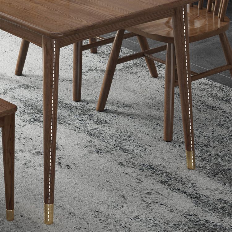 Modern Style Ash Wood Dining Table 4 Legs Rectangular Table in Wood Color Clearhalo ' dining_table' 'Dining Tables & Seating' 'Dining Tables' 'furn' 'furn_dining_table' 'Furniture' 'furniture_dining_table' 'Kitchen & Dining Furniture' 'kitchen&dining_furn' 'kitchen' 'kitchen_dining_table' 1200x1200_bbd75dbe-ecbd-43d4-abd5-7666a716537b