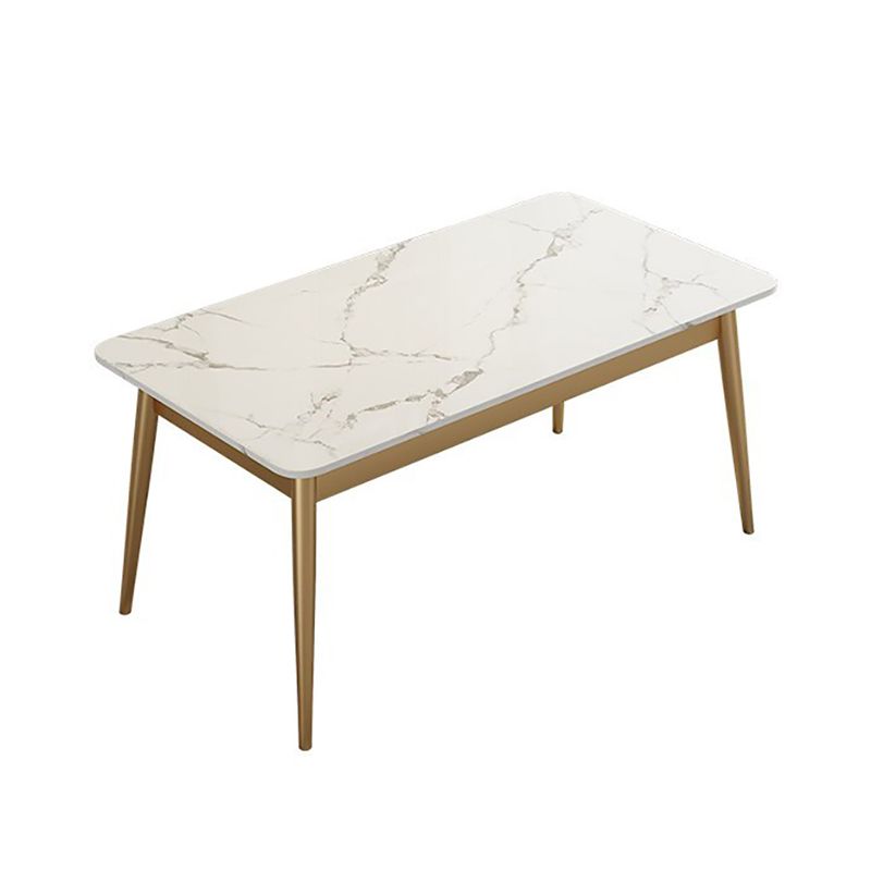 Mesa de comedor de lujo tradicional 4 Pats Rectangle Mesa para el hogar