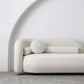 Moderne stijl Sofa Low Back Cushioned Sofa opgevuld met sponskussens Sofa