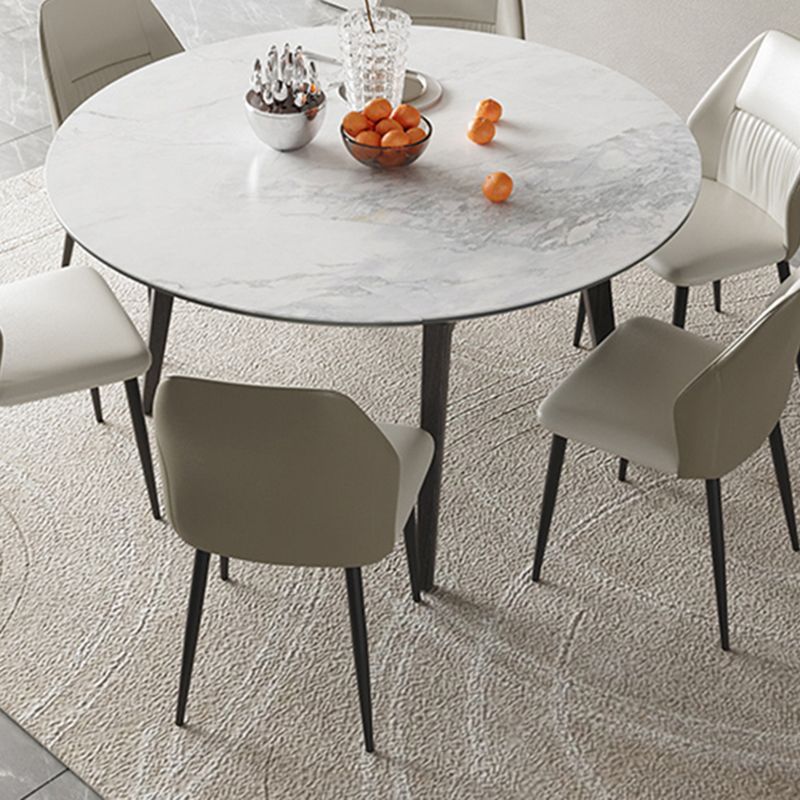 Set da tavolo da pranzo in pietra in pietra opaco 1/2/5/7 PC set di dinette moderna