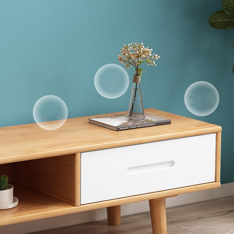 Contemporary TV Media Stand Solid Wood TV Console for Living Room Clearhalo 'furn' 'furn_tv_stands_entertainment_centers' 'Furniture' 'Living Room Furniture' 'TV Stands & Entertainment Centers' 'TV Stands & Media Storage Furniture' 'tv_stands_entertainment_centers' 1200x1200_bbda4795-bc9c-4617-9268-ab77722e7911