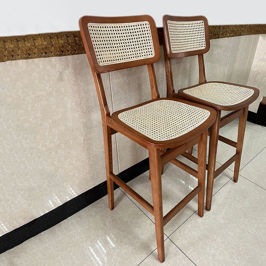 Wood Contemporary Kitchen Dining Room Armless Stool Low Back Bar Stool Clearhalo 'Bar Furniture' 'Bar Stools' 'bar_stools' 'furn' 'furn_bar_stools' 'furniture_bar_stools' 'Kitchen & Dining Furniture' 'kitchen&dining_furn' 'kitchen' 'kitchen_furn' Furniture' 1200x1200_bbdaef10-4cca-400c-8eac-29b50afc3bb7