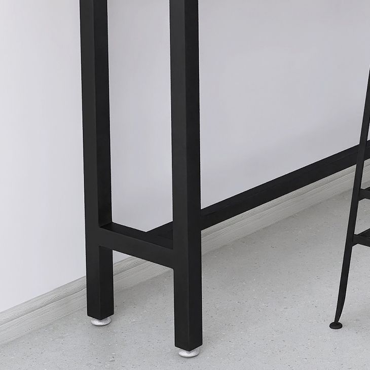 Contemporary Solid Wood Trestle Base Bar Table for Kitchen Dining Room Clearhalo 'Bar Furniture' 'Bar Tables' 'bar_tables' 'furn' 'furn_bar_tables' 'Furniture' 'Kitchen & Dining Furniture' 1200x1200_bbdd21c7-5e73-483d-9c29-142a28dc666a