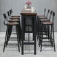 Modern Bar Dining Table Rectangle Bar Solid Wood Table in Brown Clearhalo 'Bar Furniture' 'Bar Tables' 'bar_tables' 'furn' 'furn_bar_tables' 'Furniture' 'Kitchen & Dining Furniture' 1200x1200_bbdd83c7-4d26-478c-9c78-68f57c2c75e9
