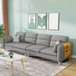 4-Seater Square Arm Sofa 92.1"/106.3" Wide Cushions Extra Long Slipcovered Sofa Clearhalo 'furn' 'furn_sofas' 'Furniture' 'furniture_sofas' 'kitchen' 'kitchen_sofas' 'Living Room Furniture' 'Sofa' 'sofas' 1200x1200_bbe2fd66-753f-47a8-9cd6-b4931a7bd36d