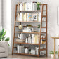 Modern Open Back Ladder boekenplank Engineered houten boekenkast met planken